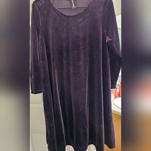 Purple Velvet Agnes & Dora Tunic
